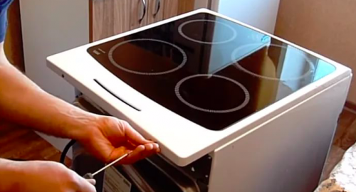 Ремонт сенсорной электроплиты. Балабаново